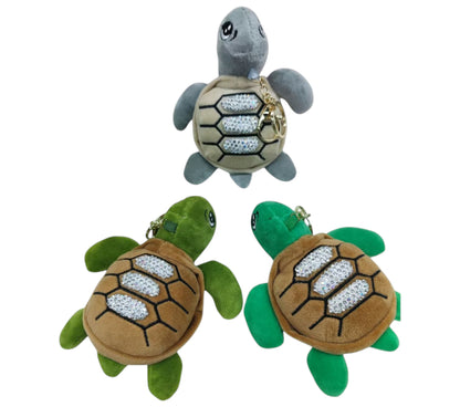 TURTLE PLUSH KEYCHAIN JK41216-12 (12PC)