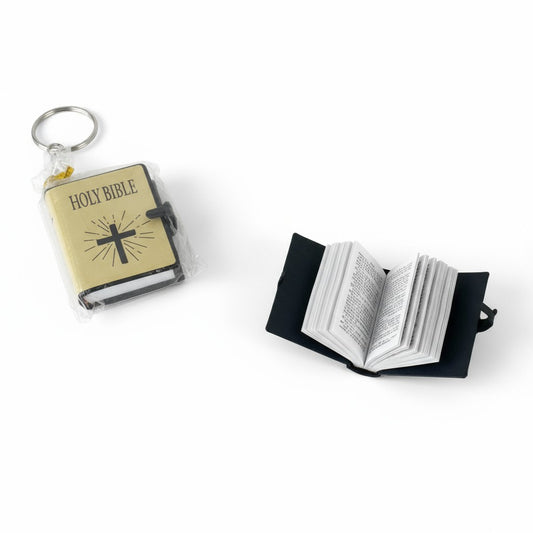 Mini Holy Bible Key Chain JK5910-3 (12PC)