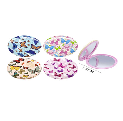 Butterfly Compact Hand Mirror JM5527-20 (12PC)