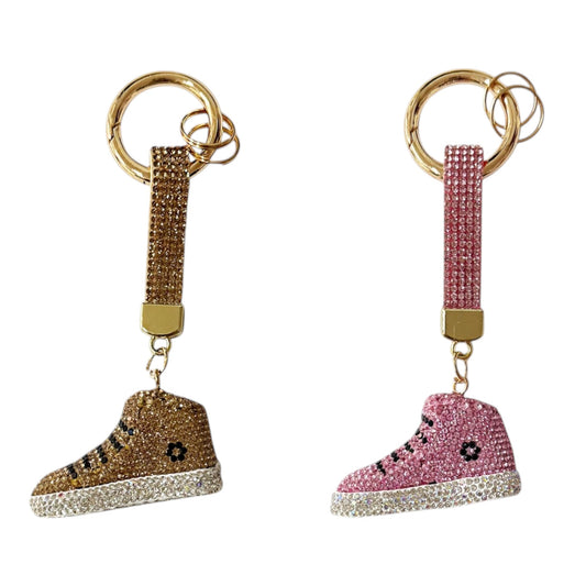 RHINESTONE SNEAKERS KEY CHAIN KC007 (12PC)