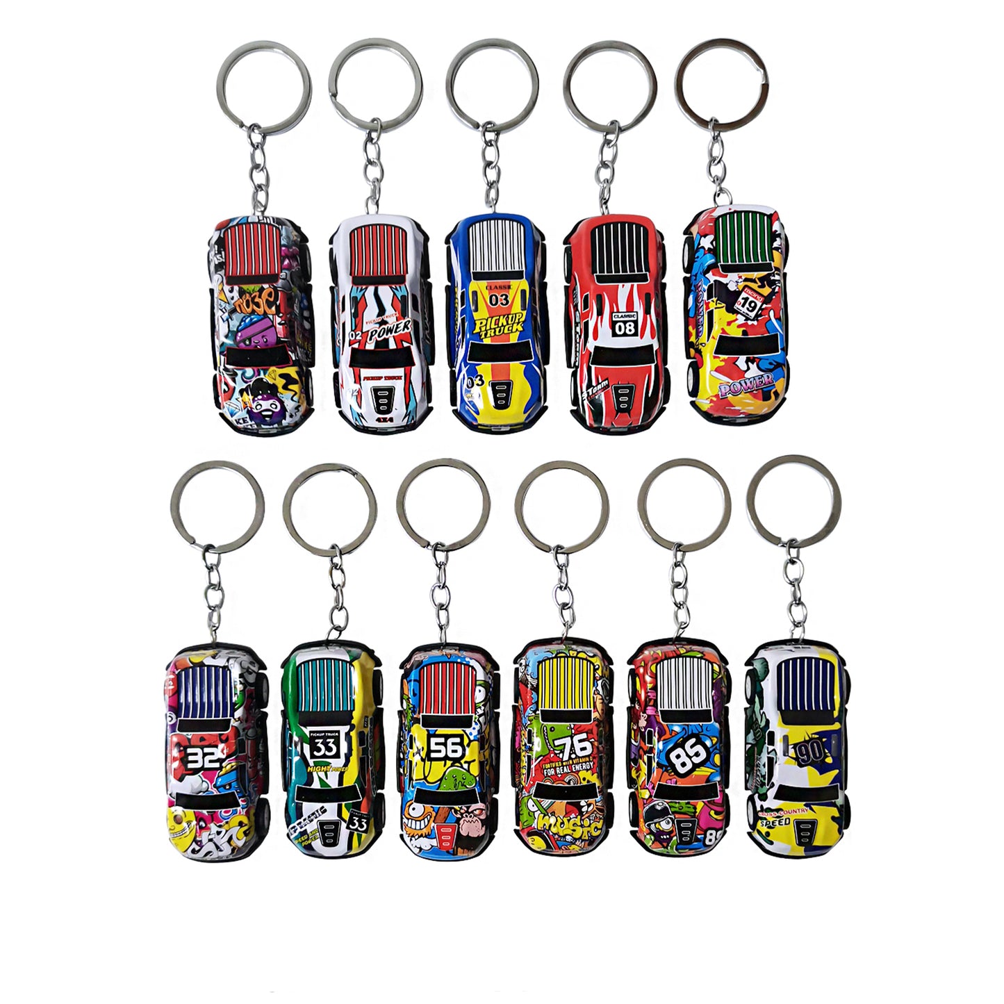 TOY CAR KEY CHAIN KC1212-40 (12PC)