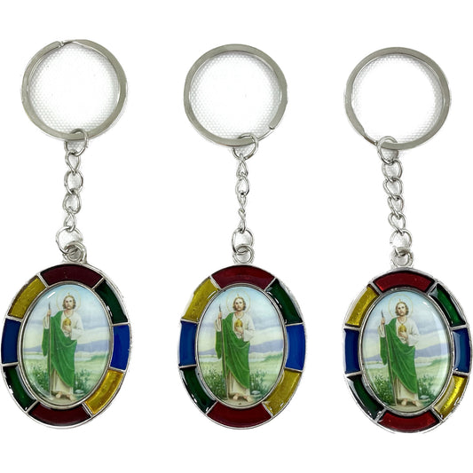 Jesus Santa Maria Religious Key Chain  KC516-1 (12PC)