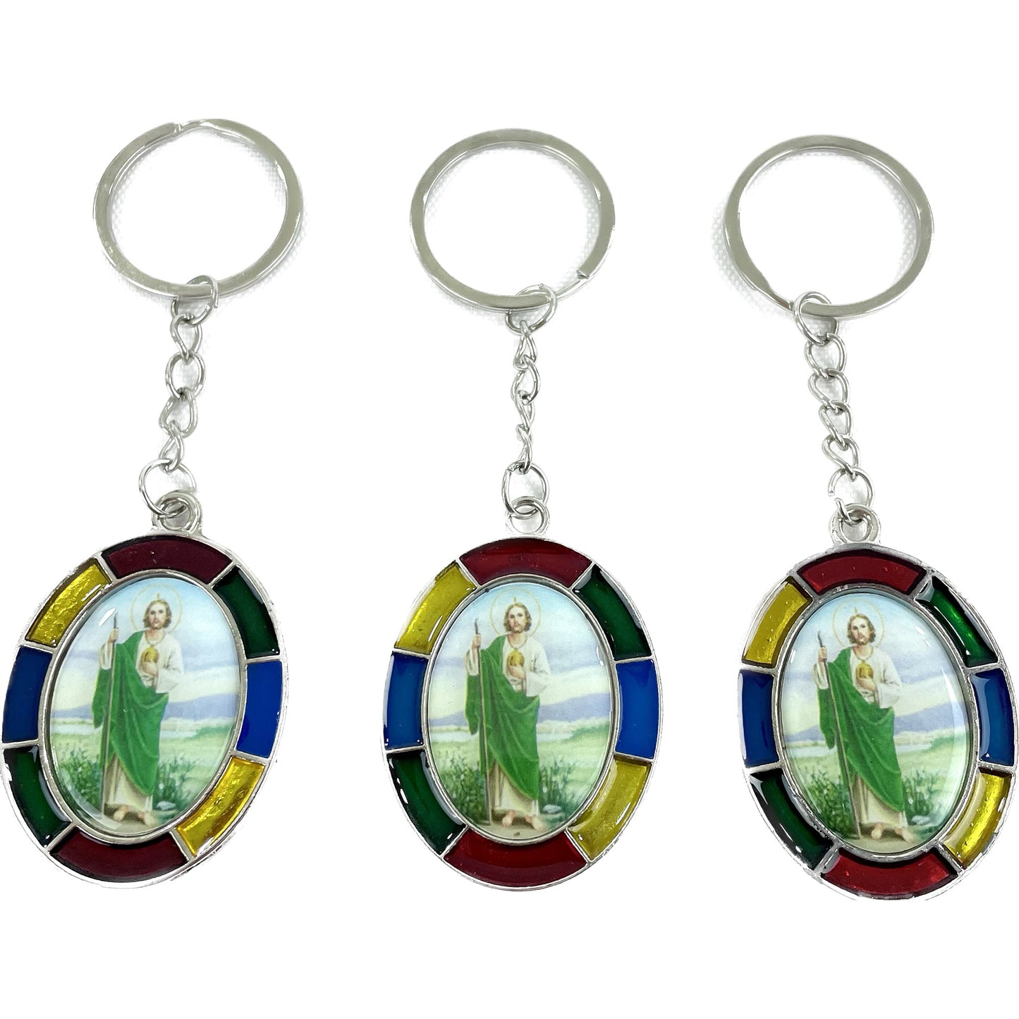 Jesus Santa Maria Religious Key Chain  KC516-1 (12PC)