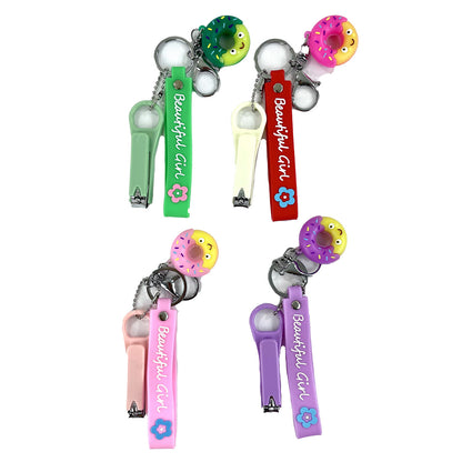 Cute Donut Nail Clipper Key Chain KC803-33 (12PC)