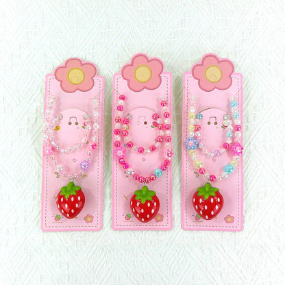 Kids Beads Charm Light Up Jewelry 2 Set KNC4315-10 (12PC)