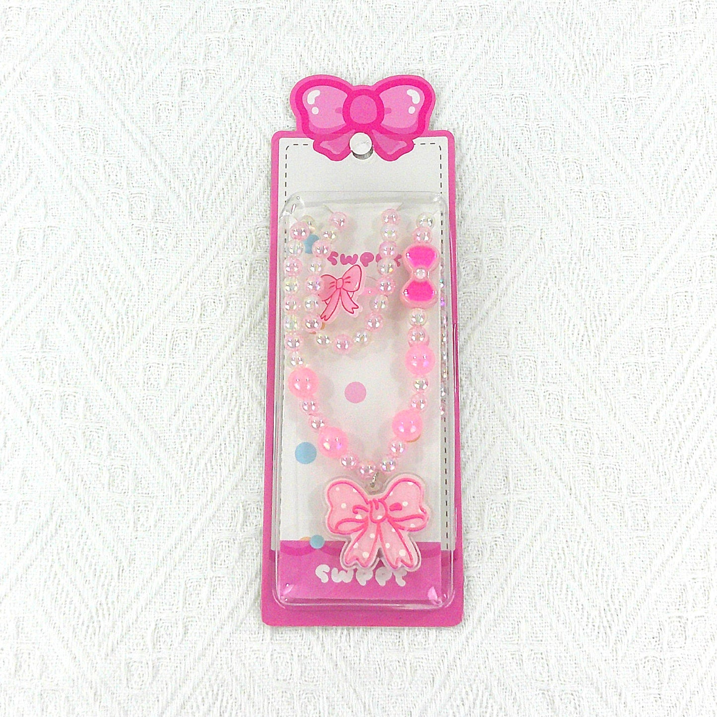 Kids Beads Charm Light Up Jewelry 3 Set KNC4315-5 (12PC)
