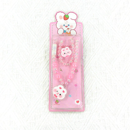 Kids Beads Charm Light Up Jewelry 3 Set KNC4315-5 (12PC)