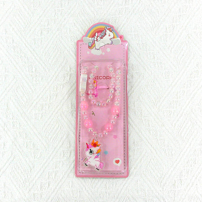 Kids Beads Charm Light Up Jewelry 3 Set KNC4315-5 (12PC)