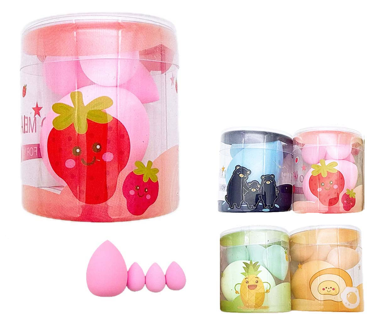 4PC Makeup Sponge Set 17220 (12PC)