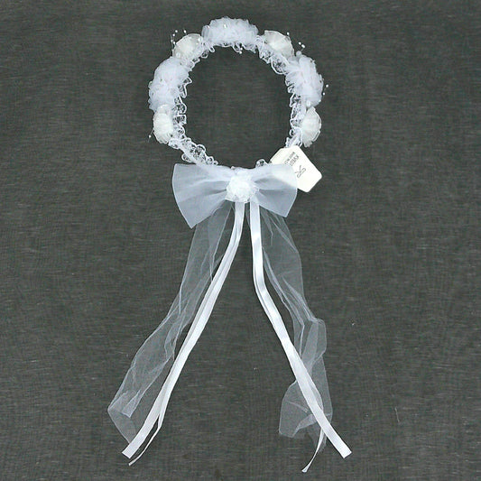 KIDS FLOWER LACE HAIR DECO GARLAND 607 (12PC)
