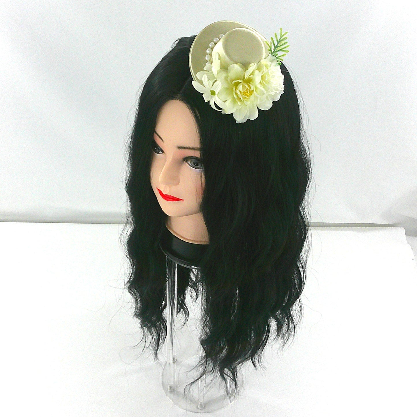 KIDS FLOWER HAT HAIR DECO CLIP & BROOCH KV608 (6PC)