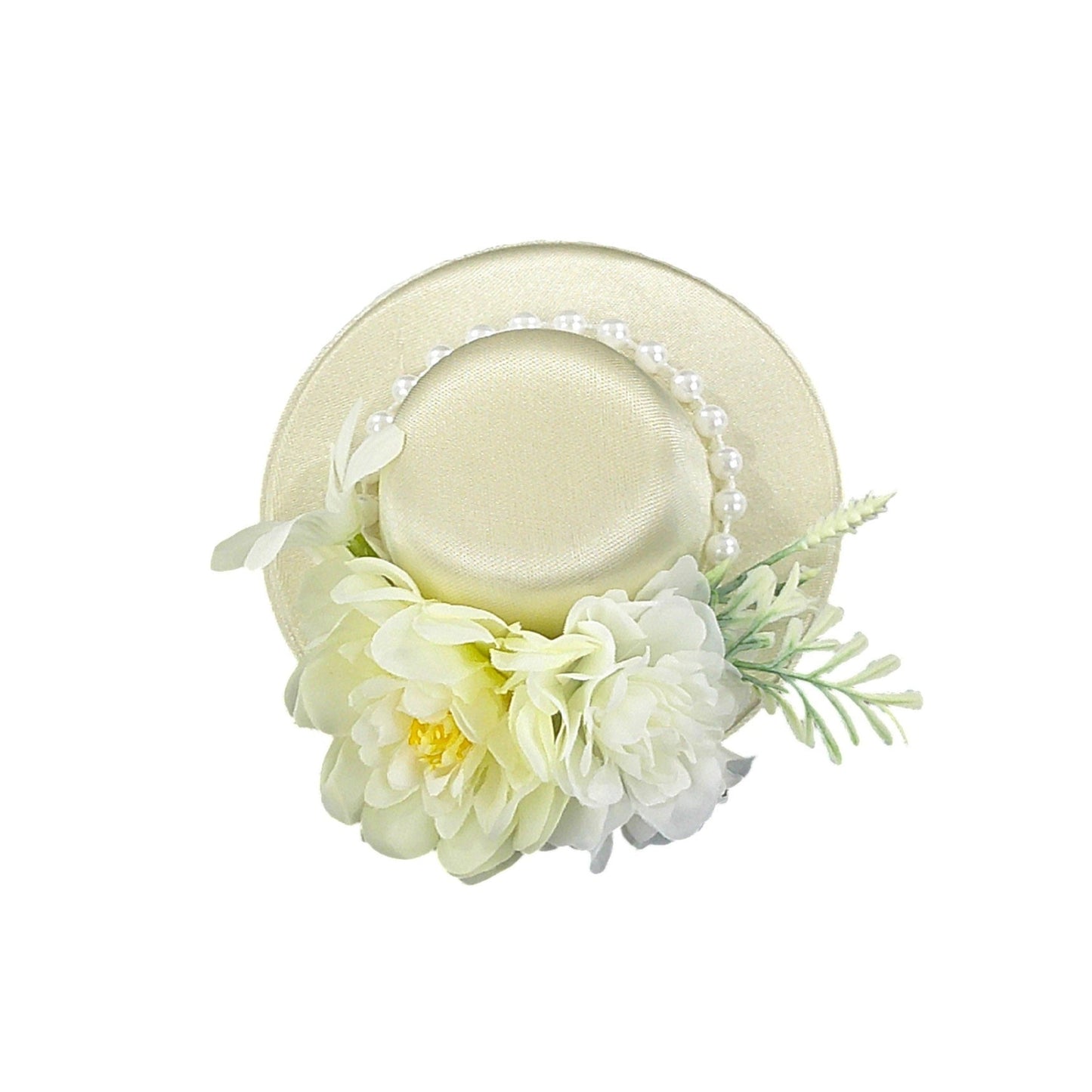 KIDS FLOWER HAT HAIR DECO CLIP & BROOCH KV608 (6PC)