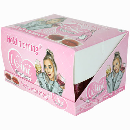 Hold Morning Wine Bottle Lip Gloss HL5735-C (24PC)