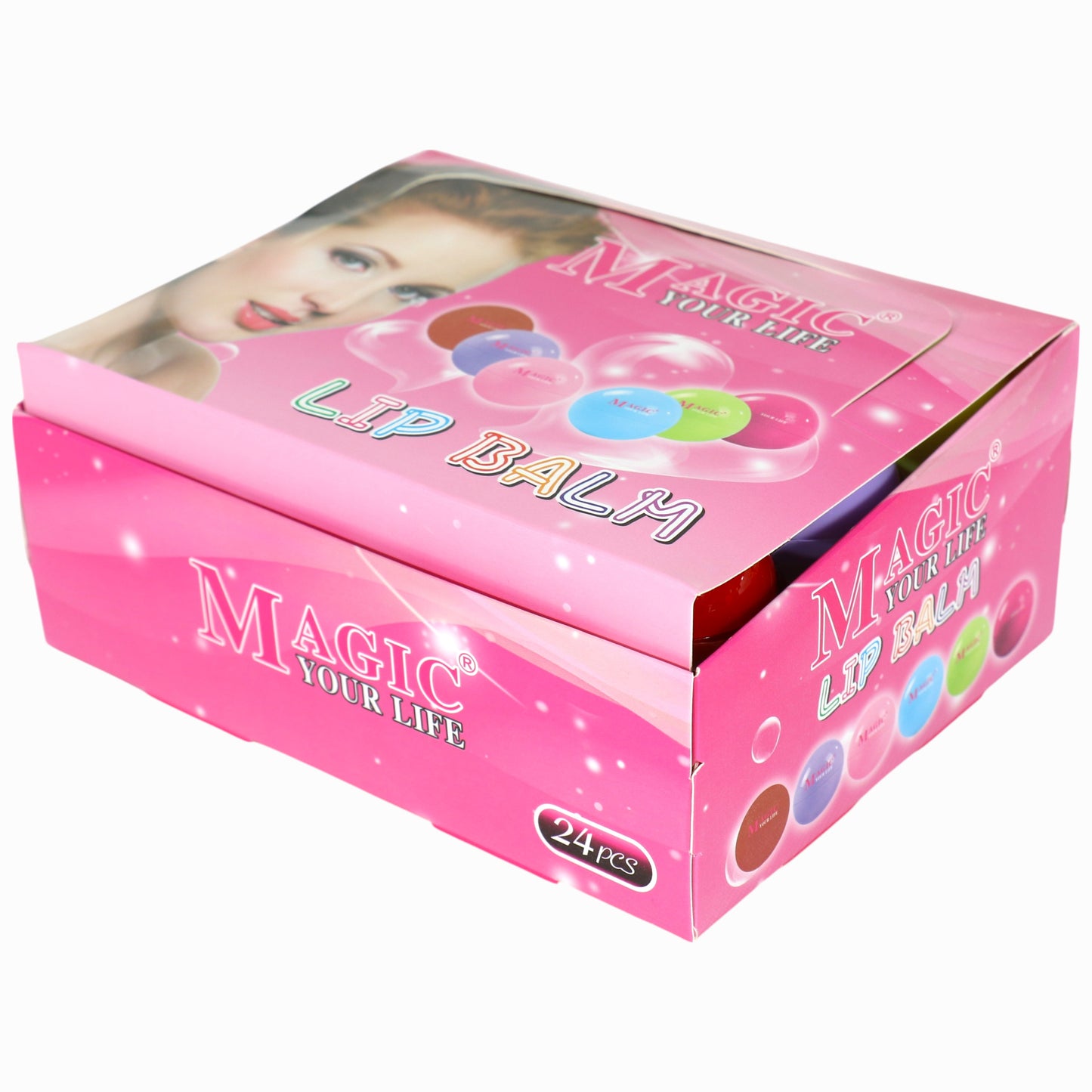 Magic Ball Lip Balm LB108-4-C (24PC)
