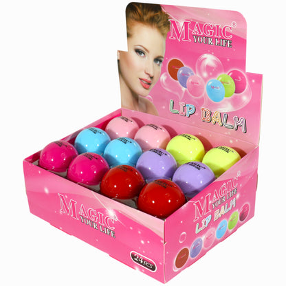 Magic Ball Lip Balm LB108-4-C (24PC)