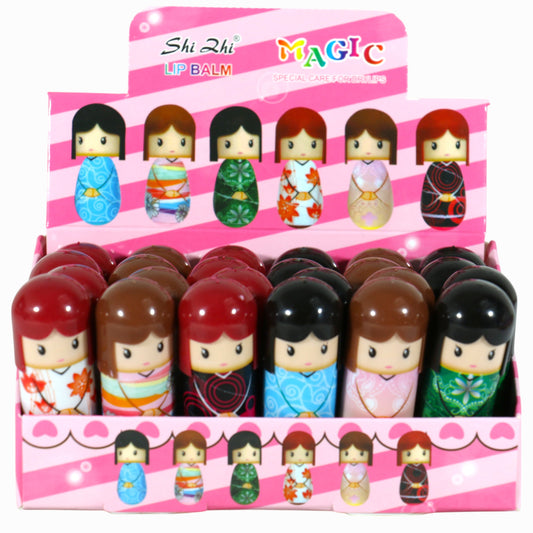 Doll Cartoon Lip Balm LB2322-17-C (24PC)