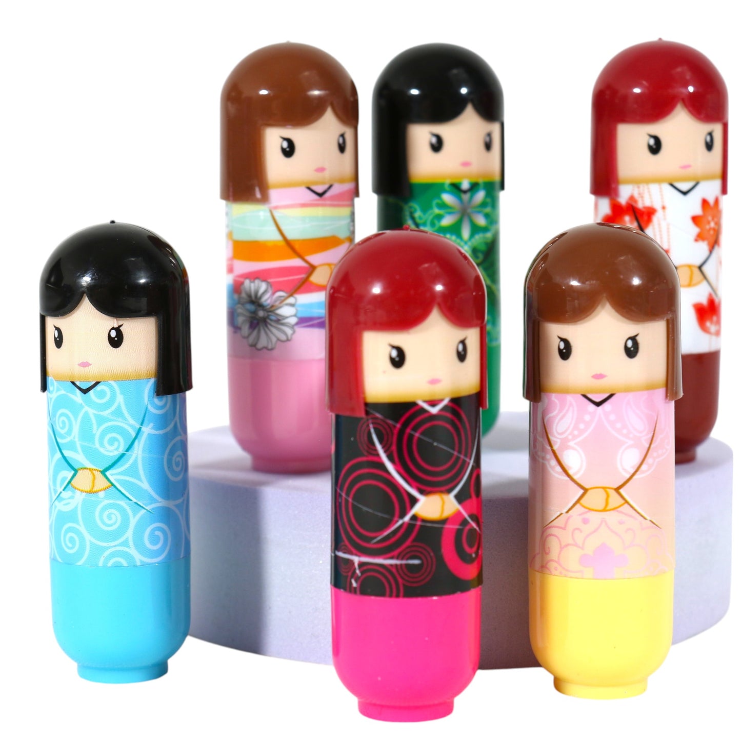 Doll Cartoon Lip Balm LB2322-17-C (24PC)