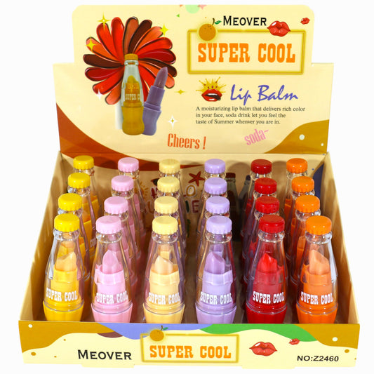 Super Cool Funny Bottle Lip Balm LB822-1-C (24PC)