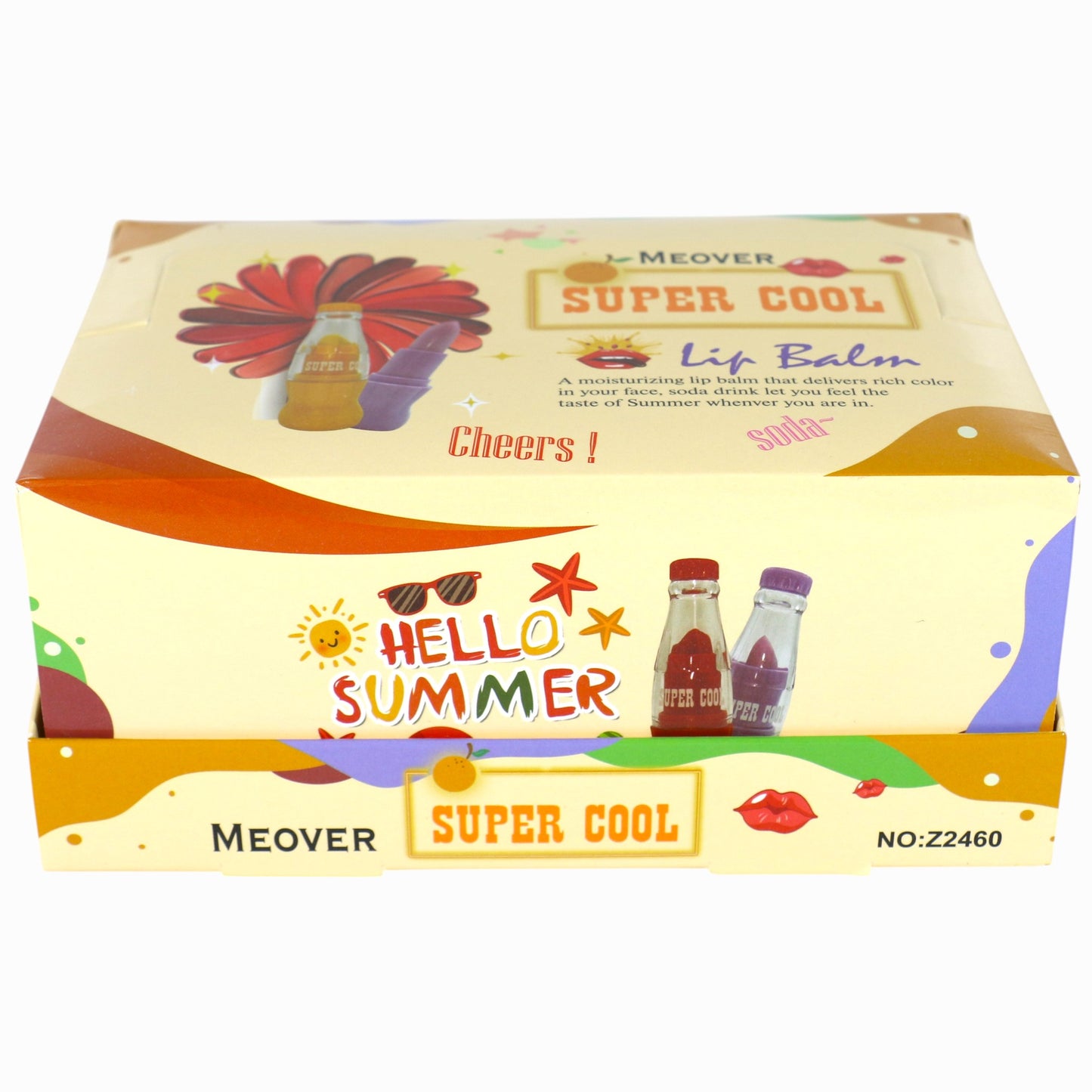 Super Cool Funny Bottle Lip Balm LB822-1-C (24PC)