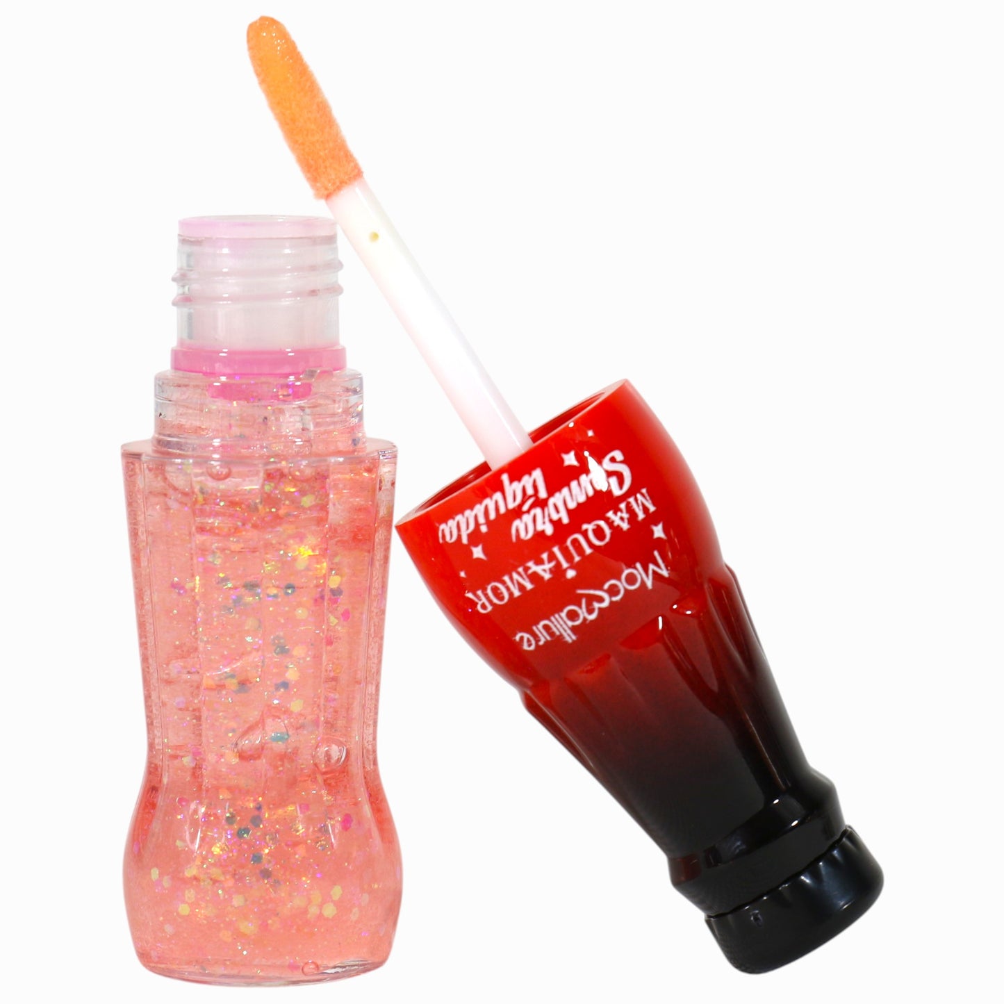 Moc Allure Maquiamor Lip Gloss Glitter Soda Bottle LC1127 (24PC)