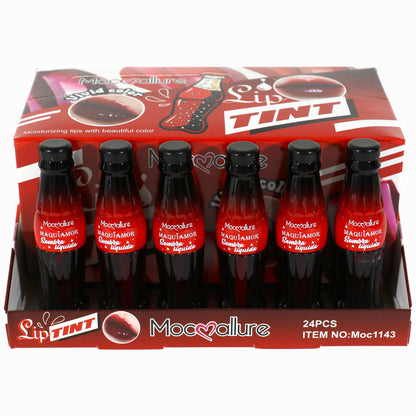Moc Allure Maquiamor Vivid Color Lip Tint Soda Bottle LC1143 (24PC)