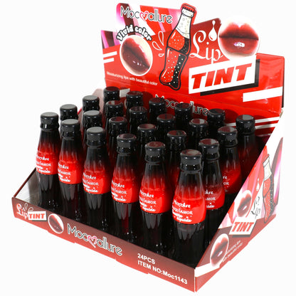 Moc Allure Maquiamor Vivid Color Lip Tint Soda Bottle LC1143 (24PC)