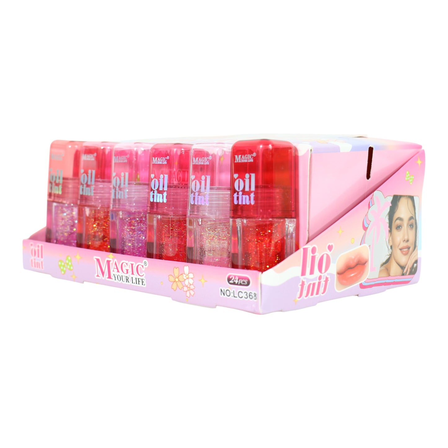 Magic you life Oil Tint Lip Gloss LC368 (24PC)