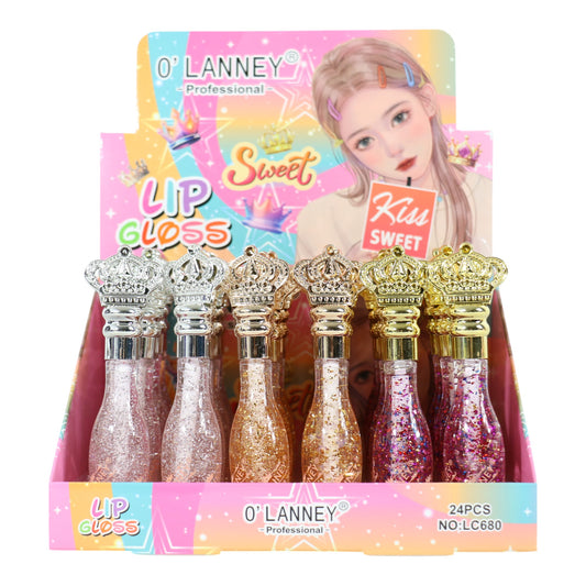 O'lanney Kiss Sweet Lip Gloss LC680. (24PC)