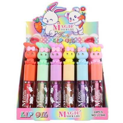 Ribbon Rabbit Lip Oil LC946. (24PC)