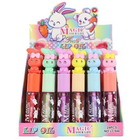 Ribbon Rabbit Lip Oil LC946. (24PC)