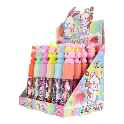 Ribbon Rabbit Lip Oil LC946. (24PC)