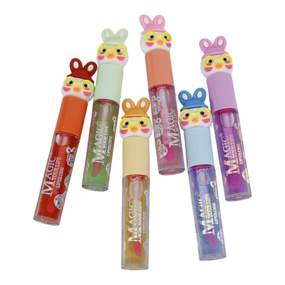 Magic Your Life Rabbit Duck Cartoon Lip OIL LC957. (24PC)