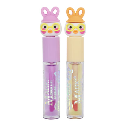 Magic Your Life Rabbit Duck Cartoon Lip OIL LC957. (24PC)