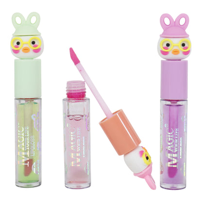 Magic Your Life Rabbit Duck Cartoon Lip OIL LC957. (24PC)
