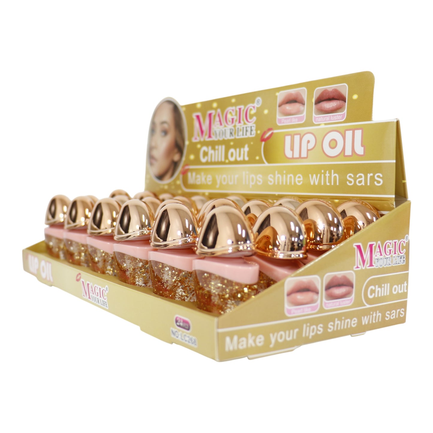 Magic Your Life Chill Out Lip Oil LC268. (24PC)