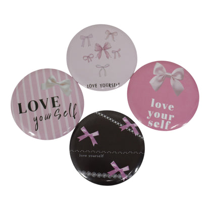 Ribbon Bow Compact Hand Mirror JM5527-21 (12PC)