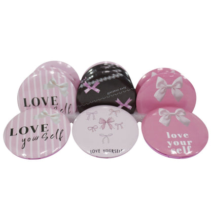 Ribbon Bow Compact Hand Mirror JM5527-21 (12PC)