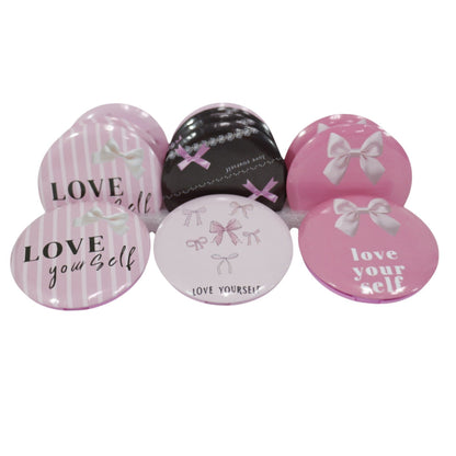 Ribbon Bow Compact Hand Mirror JM5527-21 (12PC)