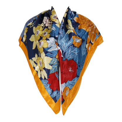 Satin Scarf Floral Pattern ST4825-7 (12PC)
