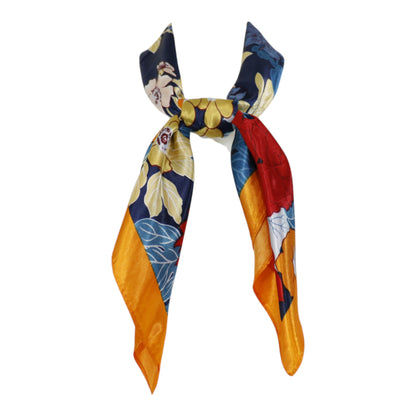Satin Scarf Floral Pattern ST4825-7 (12PC)