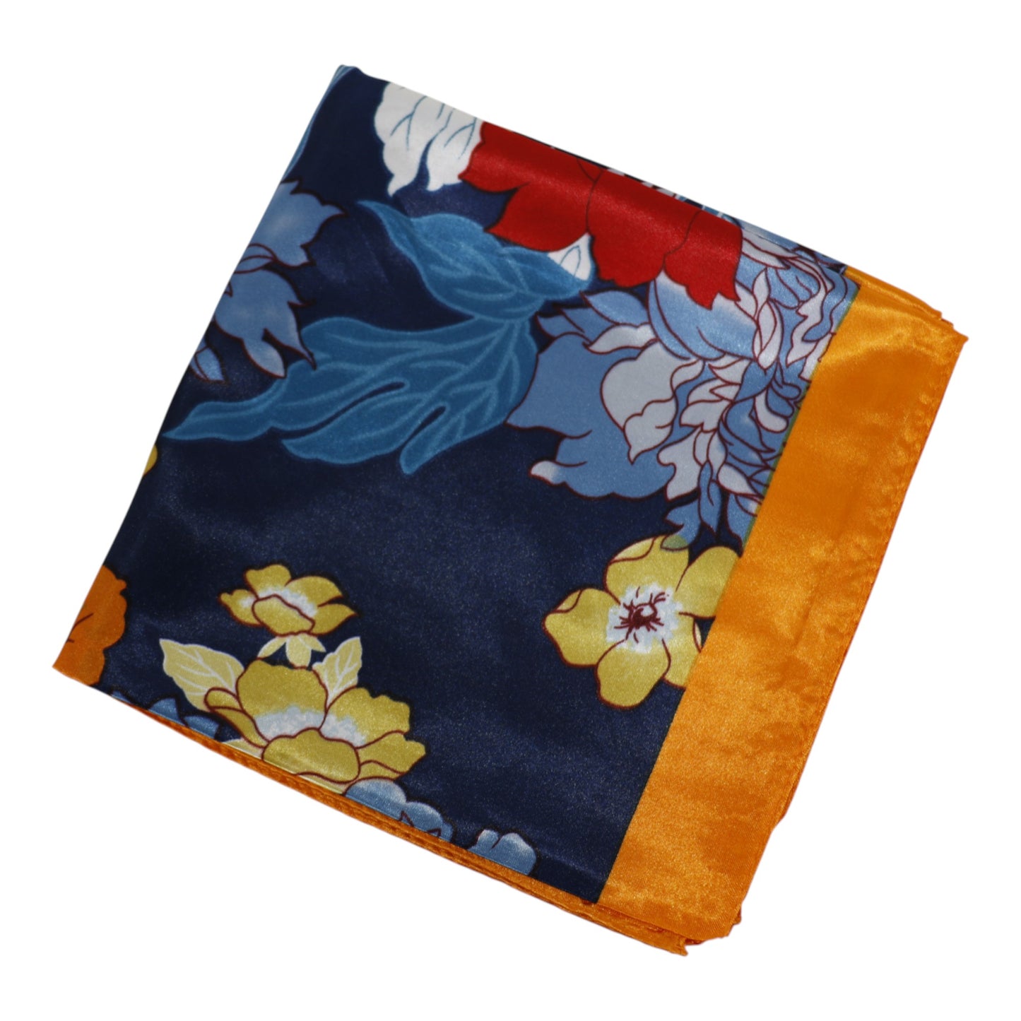 Satin Scarf Floral Pattern ST4825-7 (12PC)