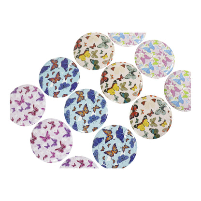 Butterfly Compact Hand Mirror JM5527-20 (12PC)