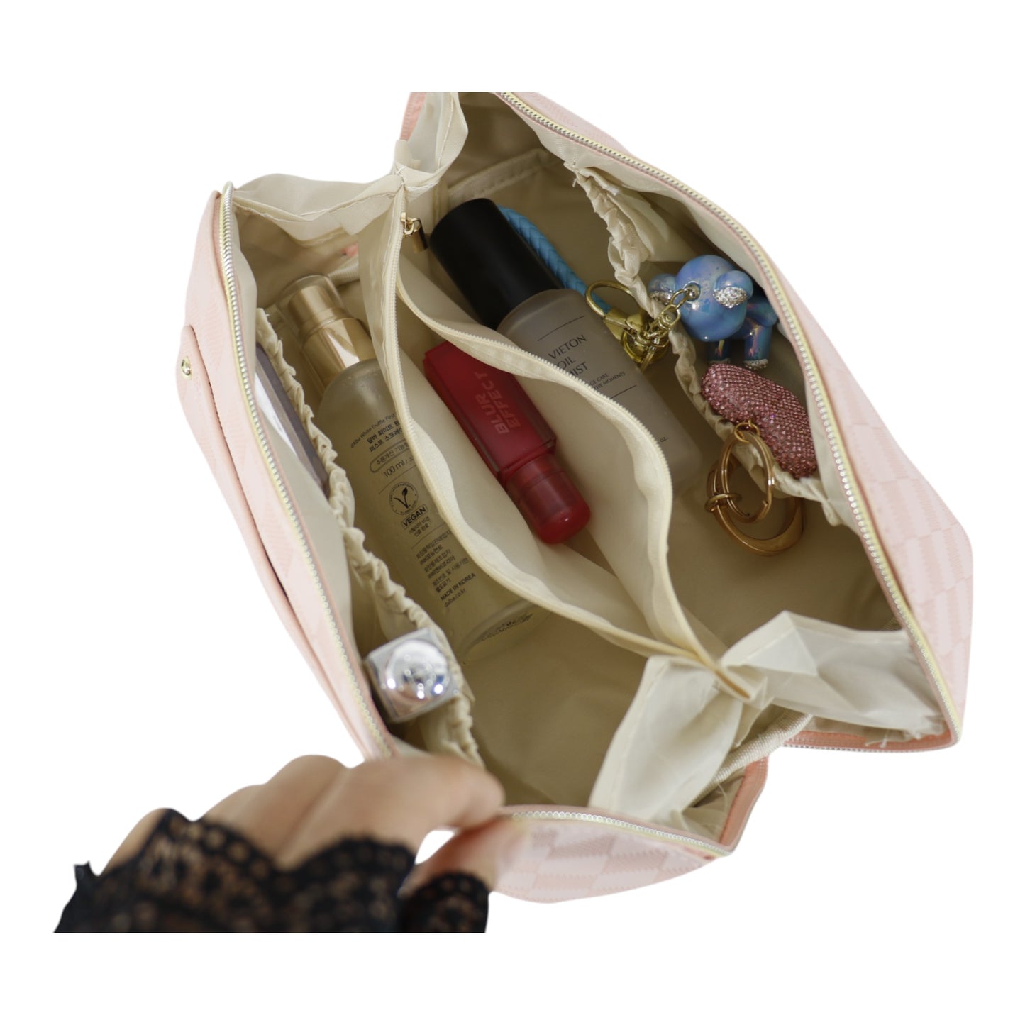 Makeup Pouch Travel Bag JB5526-1 (12PC)