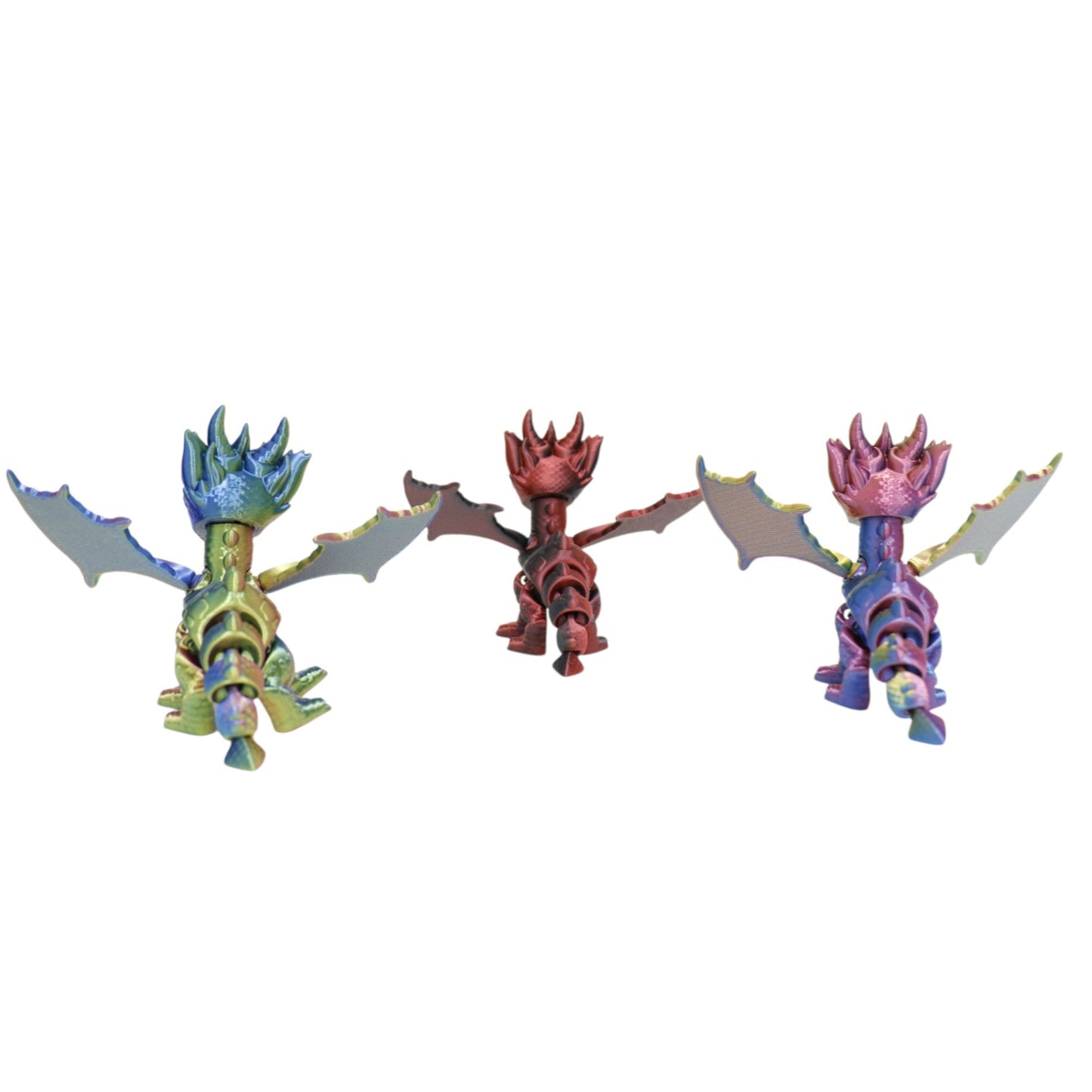 3D Animal Toy Dragon with Wings TY5319-15 (12PC)