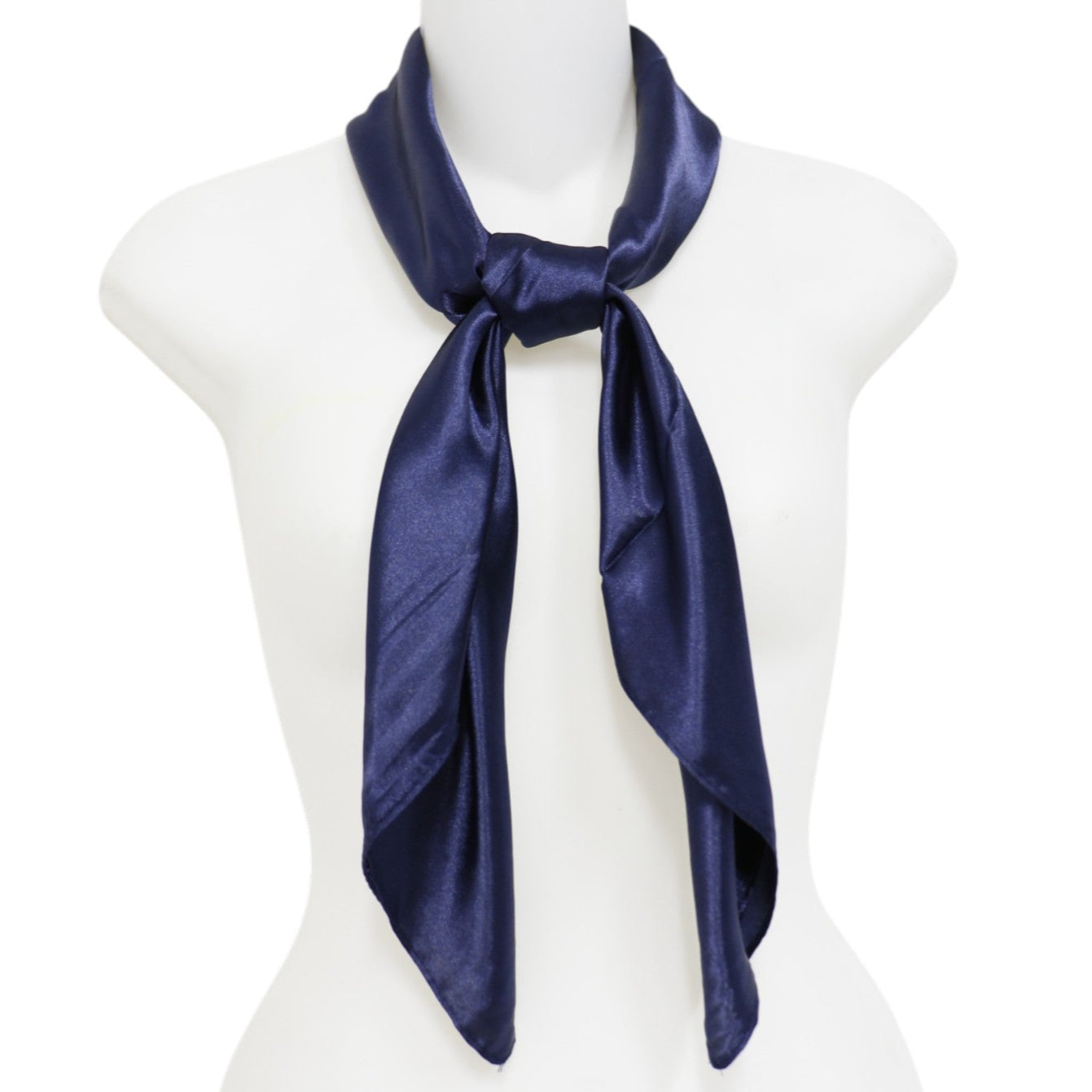 Satin Scarf Plain ST327B (12PC)