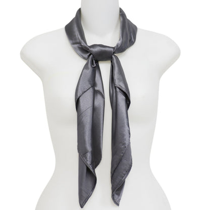 Satin Scarf Plain ST327B (12PC)