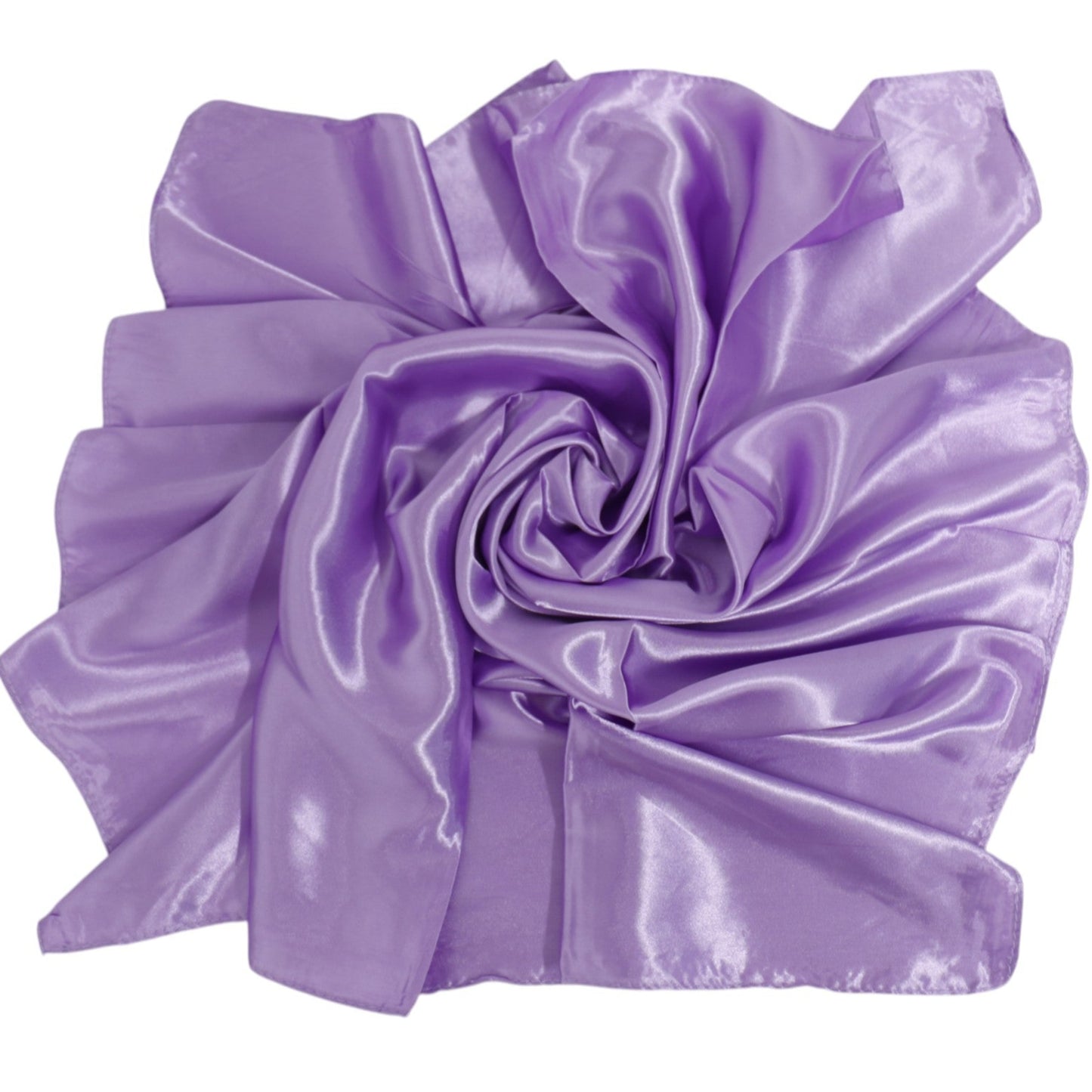 Satin Scarf Plain ST327A (12PC)