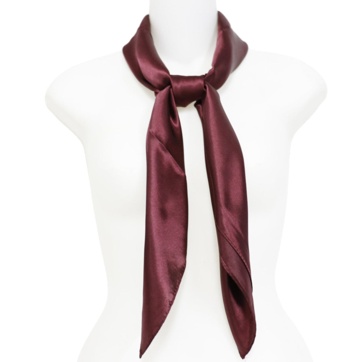 Satin Scarf Plain ST327B (12PC)