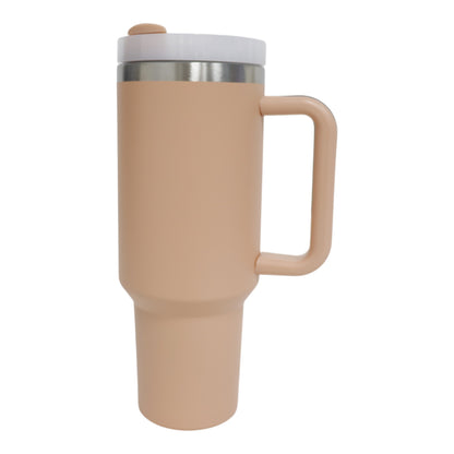 40oz Stainless Steel Tumbler With Handle, Straw, Lid CP4417-1 CP4415-4 CP4130-2(6pc)