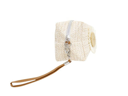 Daisy Flower Straw Makeup Pouch JB5526-8 (12PC)